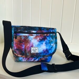 Herschel tie dye cross body bag.